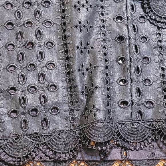 NWT Black Zara Faux Leather Jacket - Picture 3 of 5